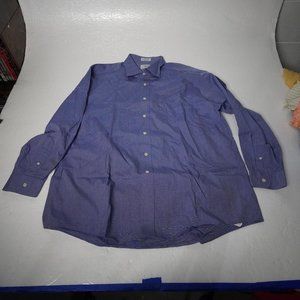 L.L.Bean Classic Blue Oxford Shirt - Men's Size 17-34 - Monogrammed "CWB"